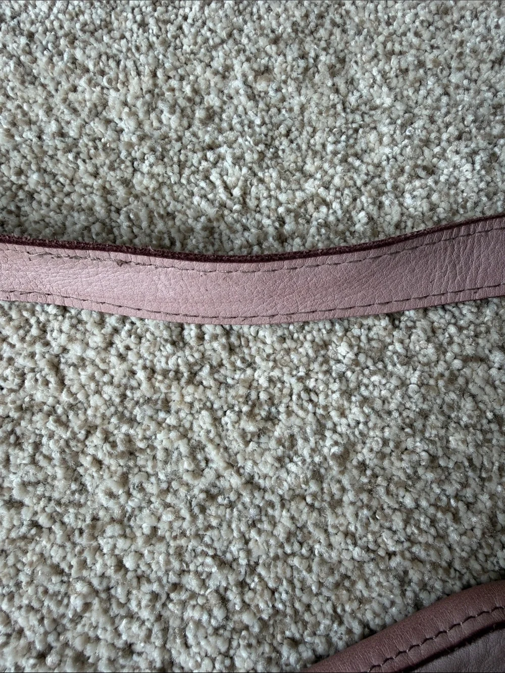 Sundance Made in Italy Dusty Rose Bag with Crossbody Strap